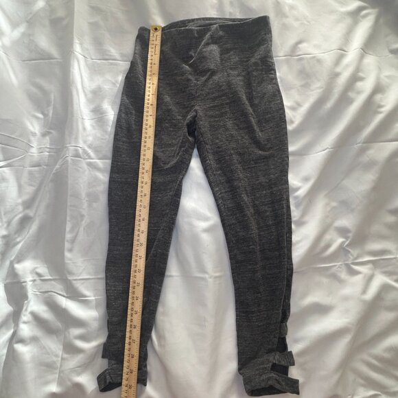 Marc New York Performance‎ Leggings Soft Stretchy Fabric Ruched Detailing Grey M - Picture 7 of 9